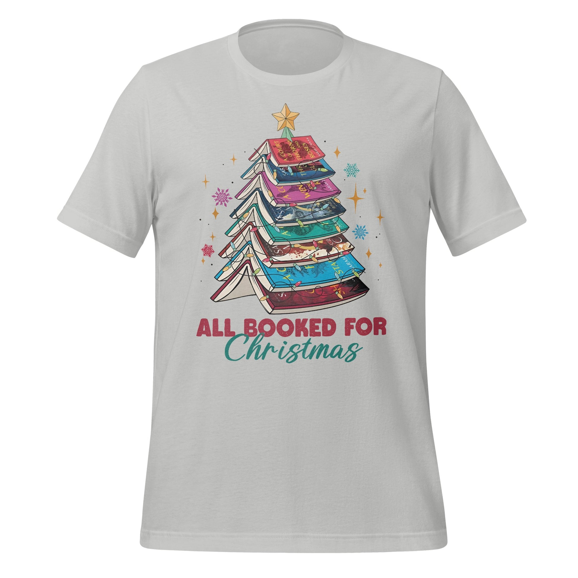 All Booked for Christmas T-Shirt for Book Lovers
