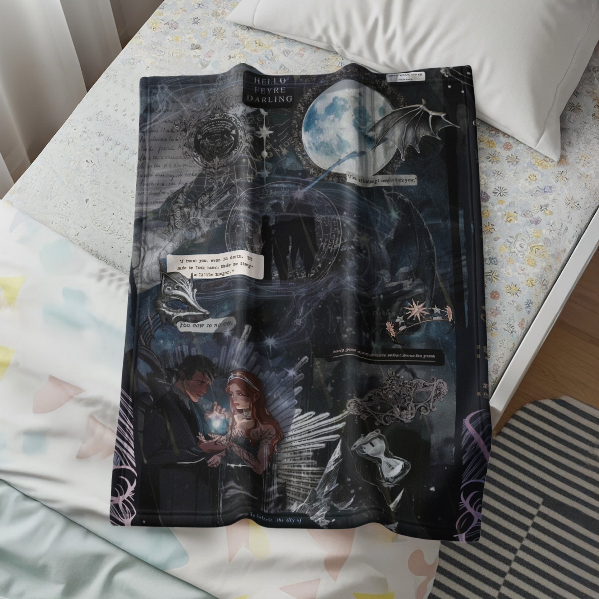 Hello There Darling Fantasy Art Design Blanket