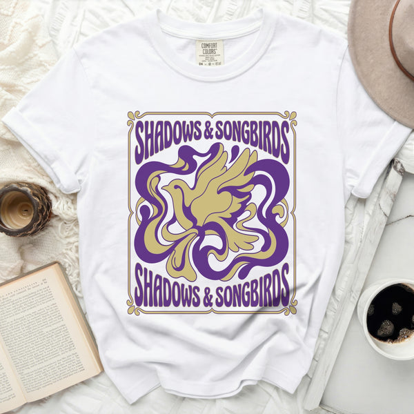 Songbird Shadows Tee in White