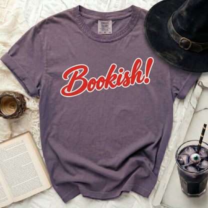 Bookish Retro Script Tee