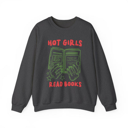 Hot Girls Read Books Graphic Sweatshirt Product