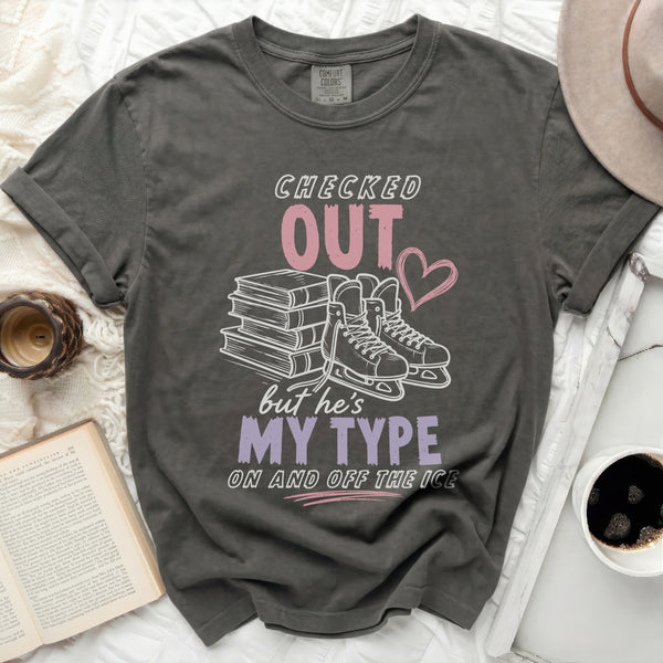 My Type On & Off The Ice Tee in Pepper