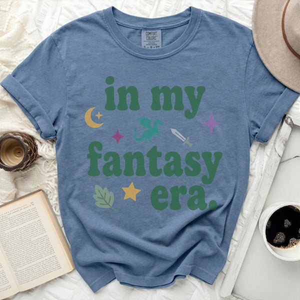 Whimsical Fantasy Era Tee in Blue Jean