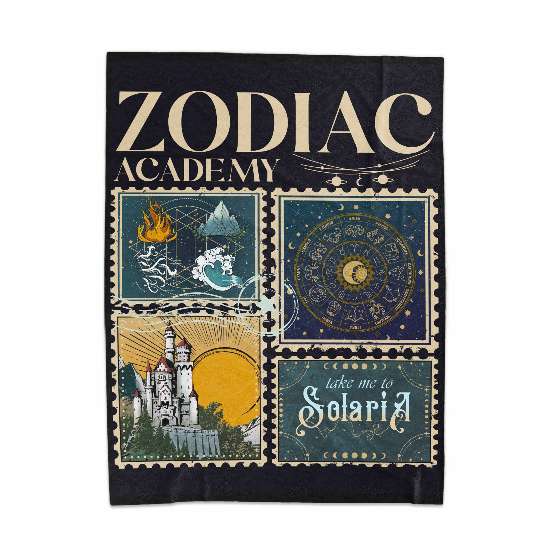 Zodiac Academy Solaria Poster design blanket