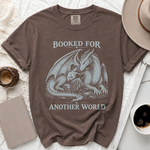 Booked For Another World Tee in Espresso