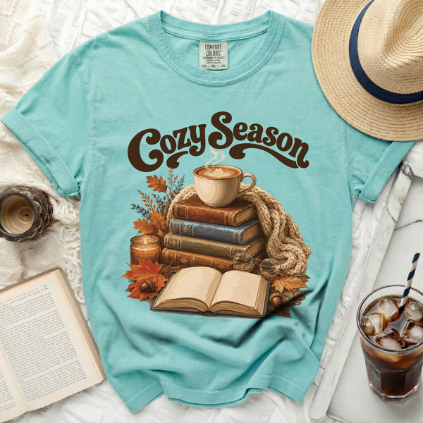 Cozy Season Tee in Island Reef