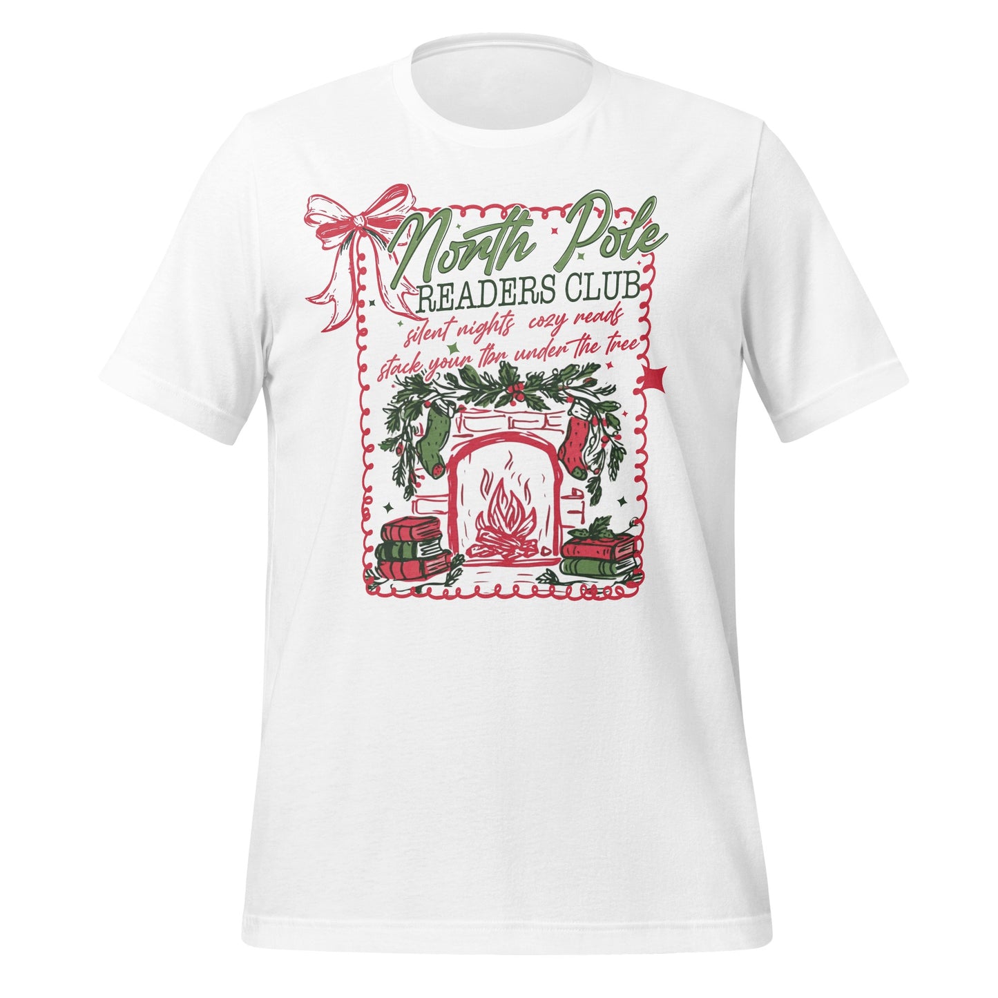 North Pole Readers Club Christmas T-shirt