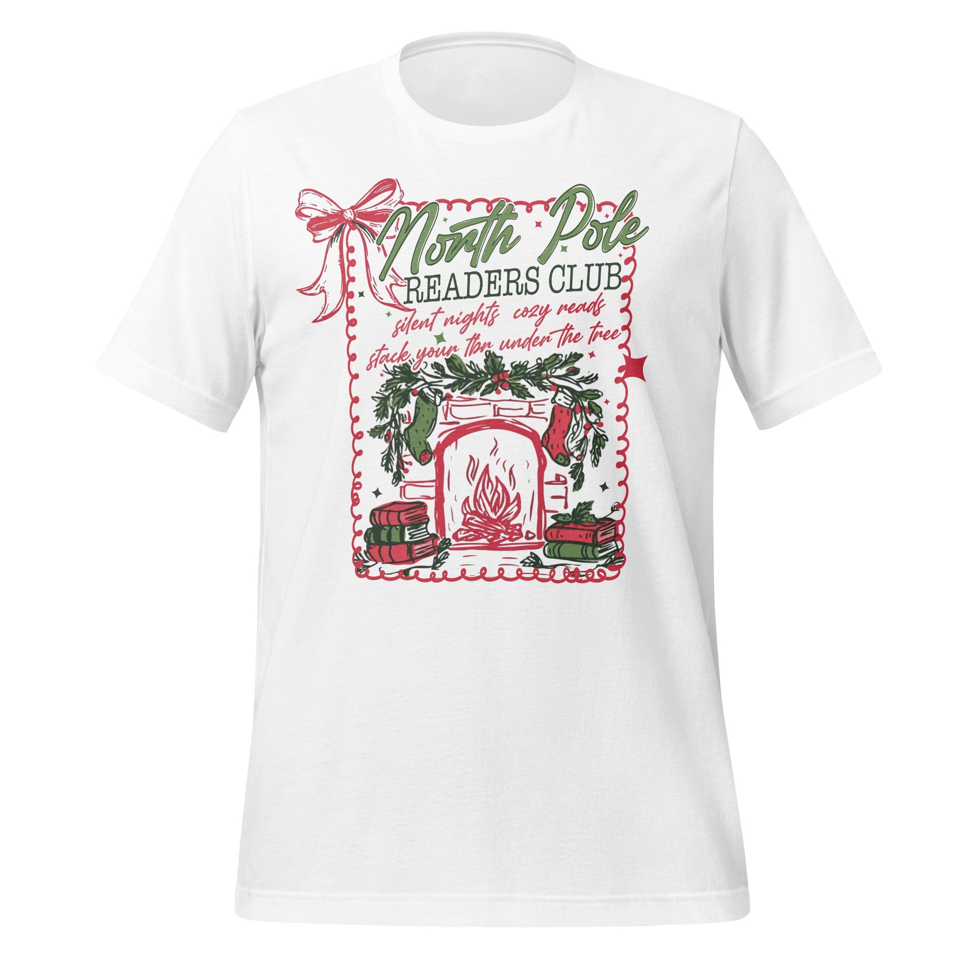 North Pole Readers Club Christmas T-shirt