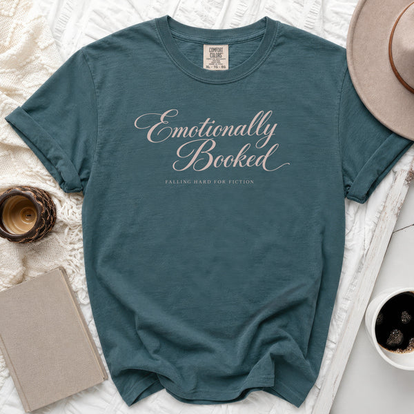 Emotionally Booked Tee in Blue Spruce