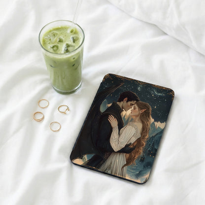 Enchanted Elven Couple Romantic Embrace Starry Night product type