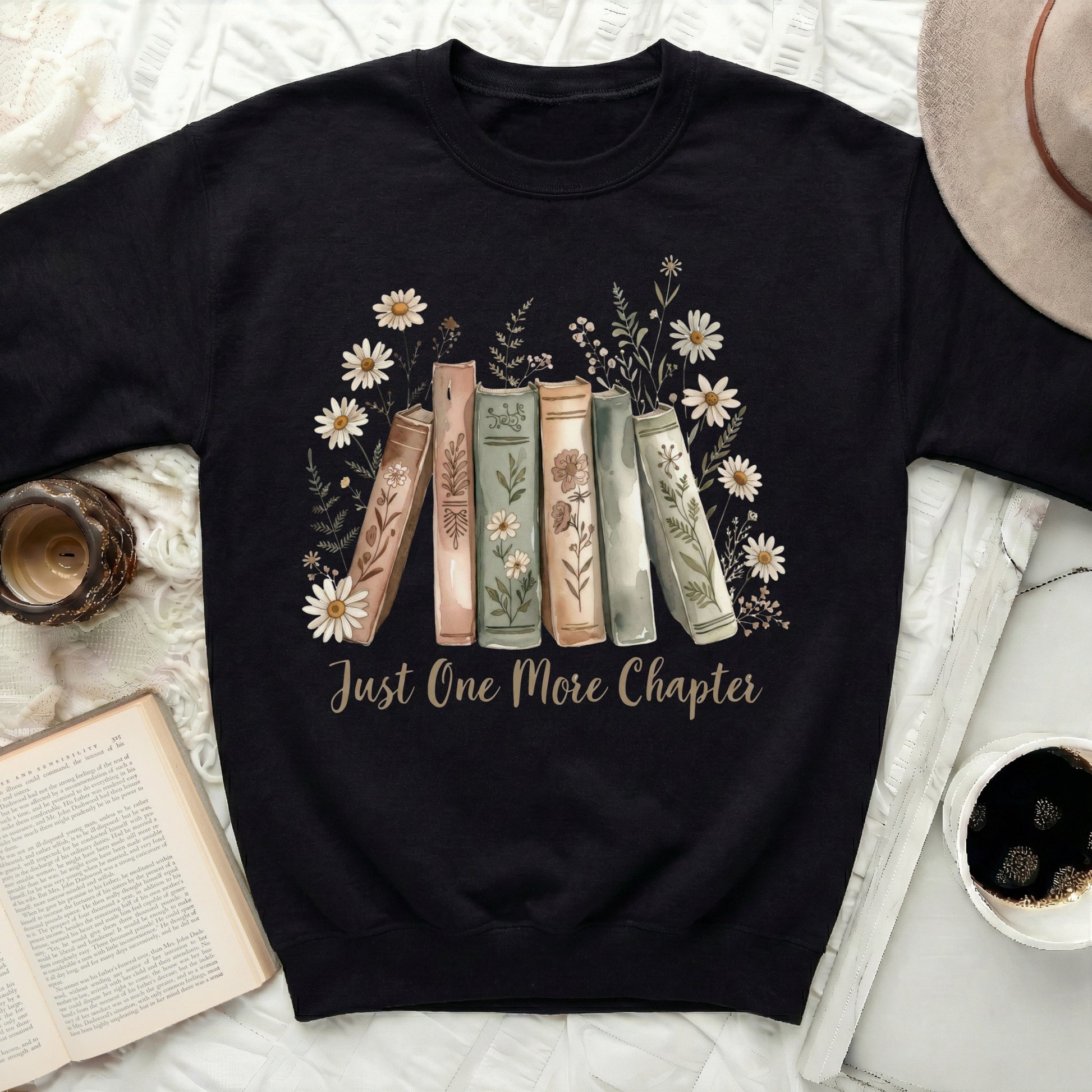 Just One More Chapter Sweatshirt Long Sleeve Top