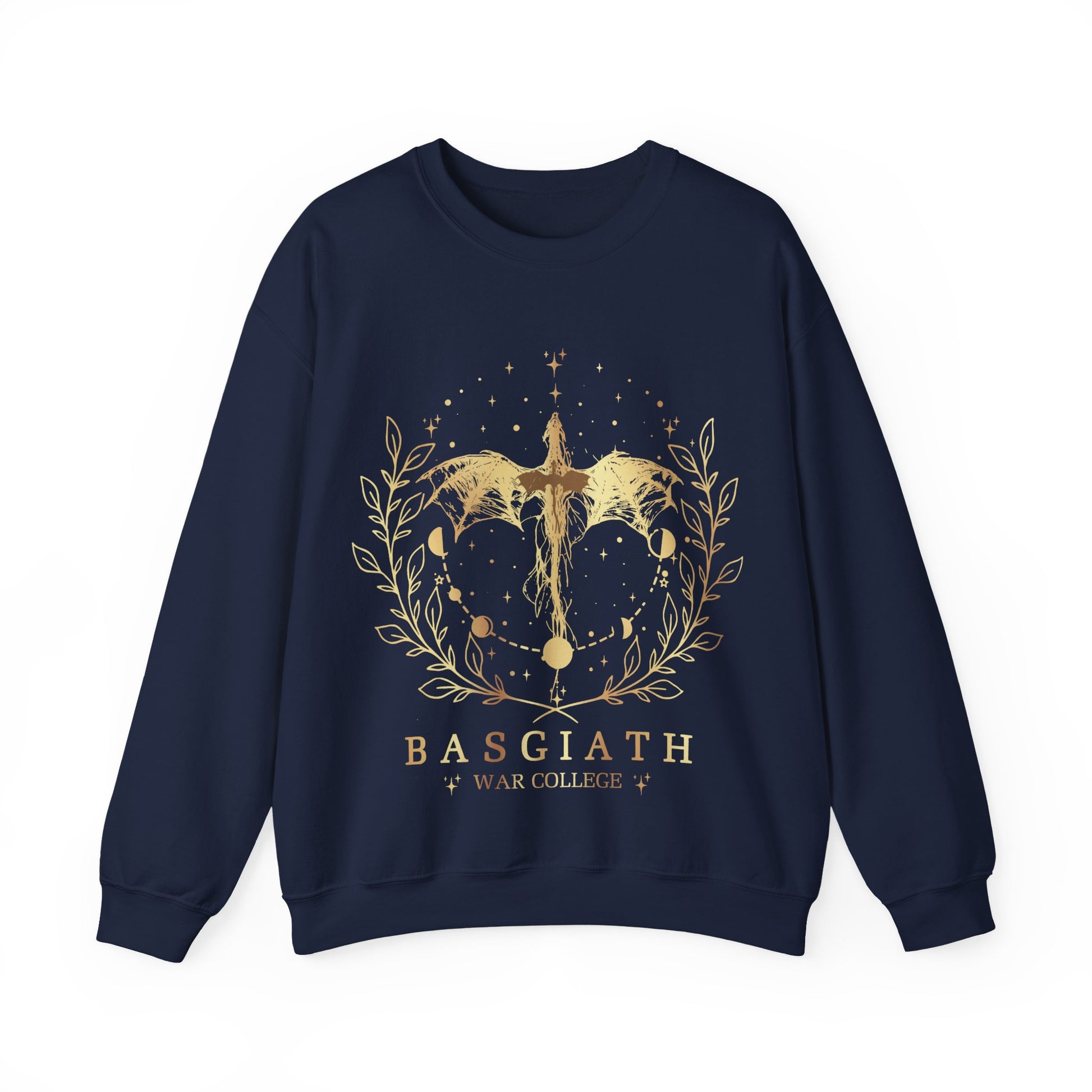 Fourth Wing "Basgiath War College" Dragon Sweatshirt - MagicMerchEmporium