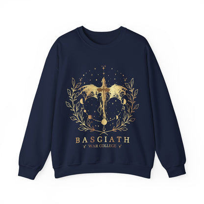 Fourth Wing "Basgiath War College" Dragon Sweatshirt - MagicMerchEmporium