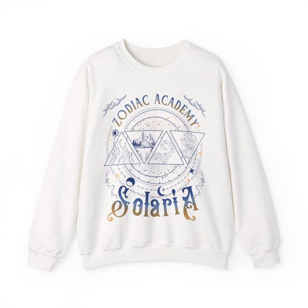 Zodiac Academy Solaria Sweater in White