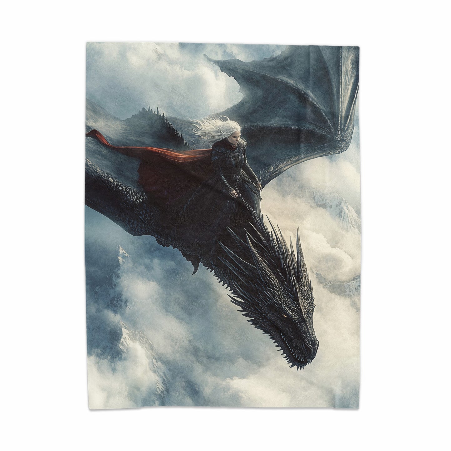 Thrilling Dragon Rider Artwork For Epic Fantasy product