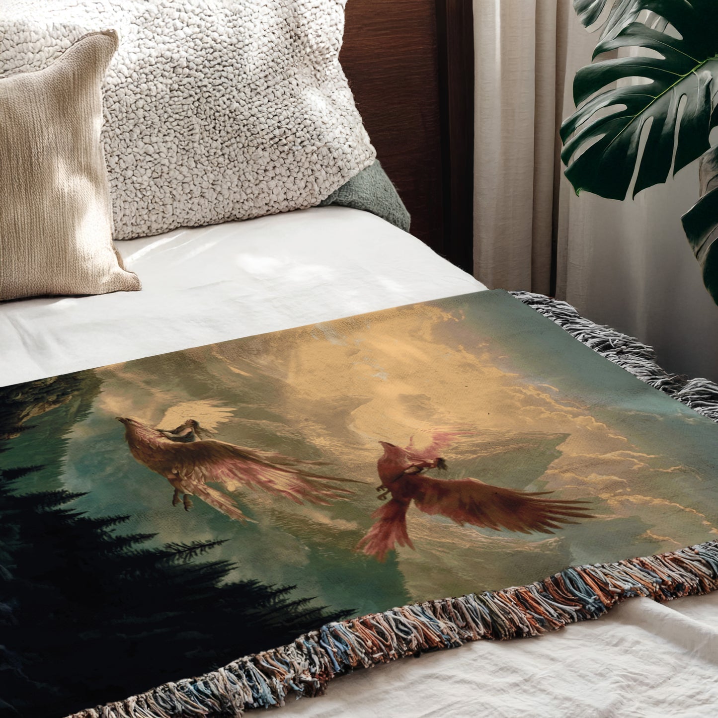 Nesryn & Sartaq Throne of Glass Woven Blanket