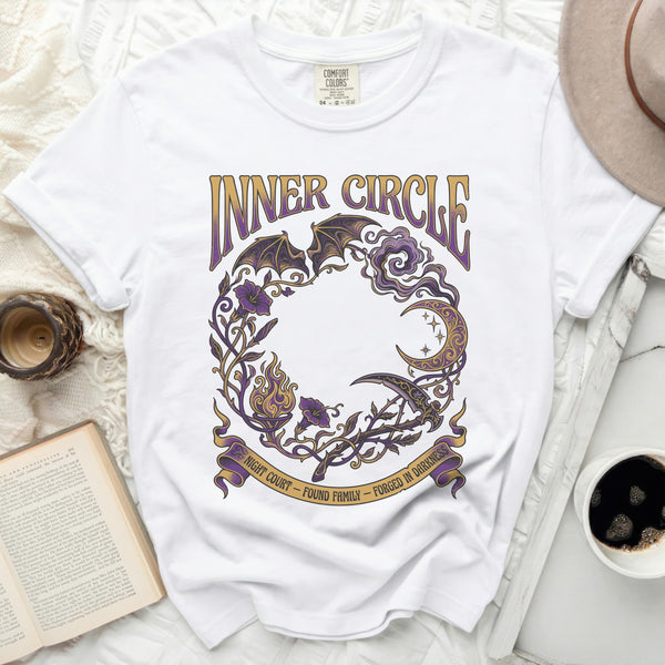 Night Court Inner Circle Tee in White