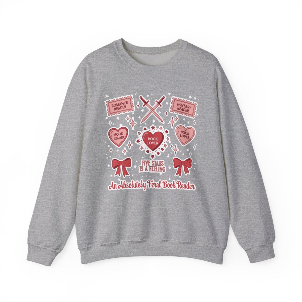 In Absolutely Ferel Book Reader Graphic Sweatshirt
