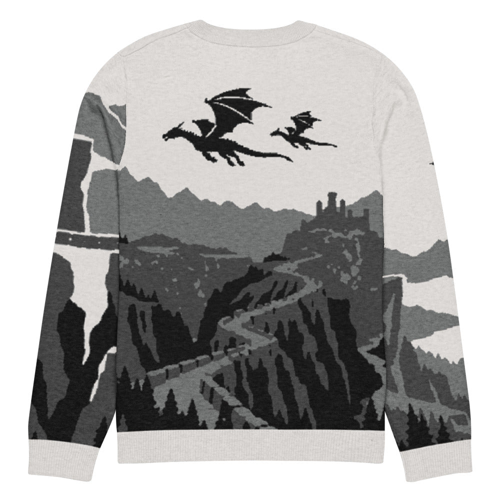 The Parapet knitted sweater, flat back