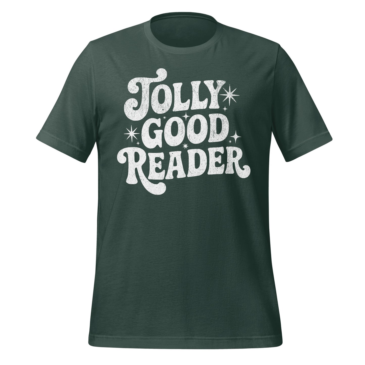Jolly Good Reader Statement Graphic Tee product