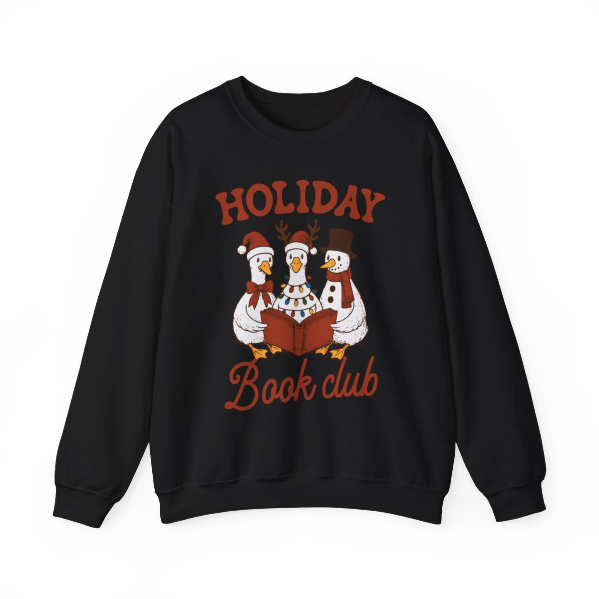 Festive Holiday Book Club Sweatshirt For Every Occasion
