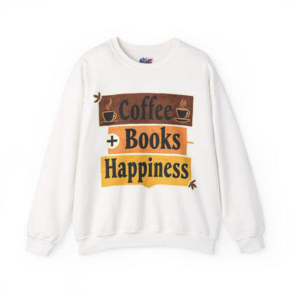 "Coffee + Books = Happiness" Sweatshirt