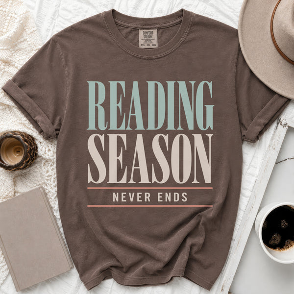 Reading Season Tee in Espresso
