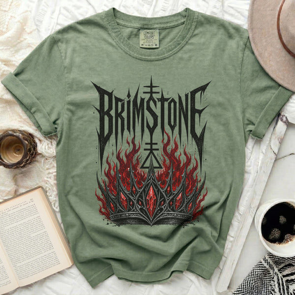 Regal Brimstone Crown Tee in Moss