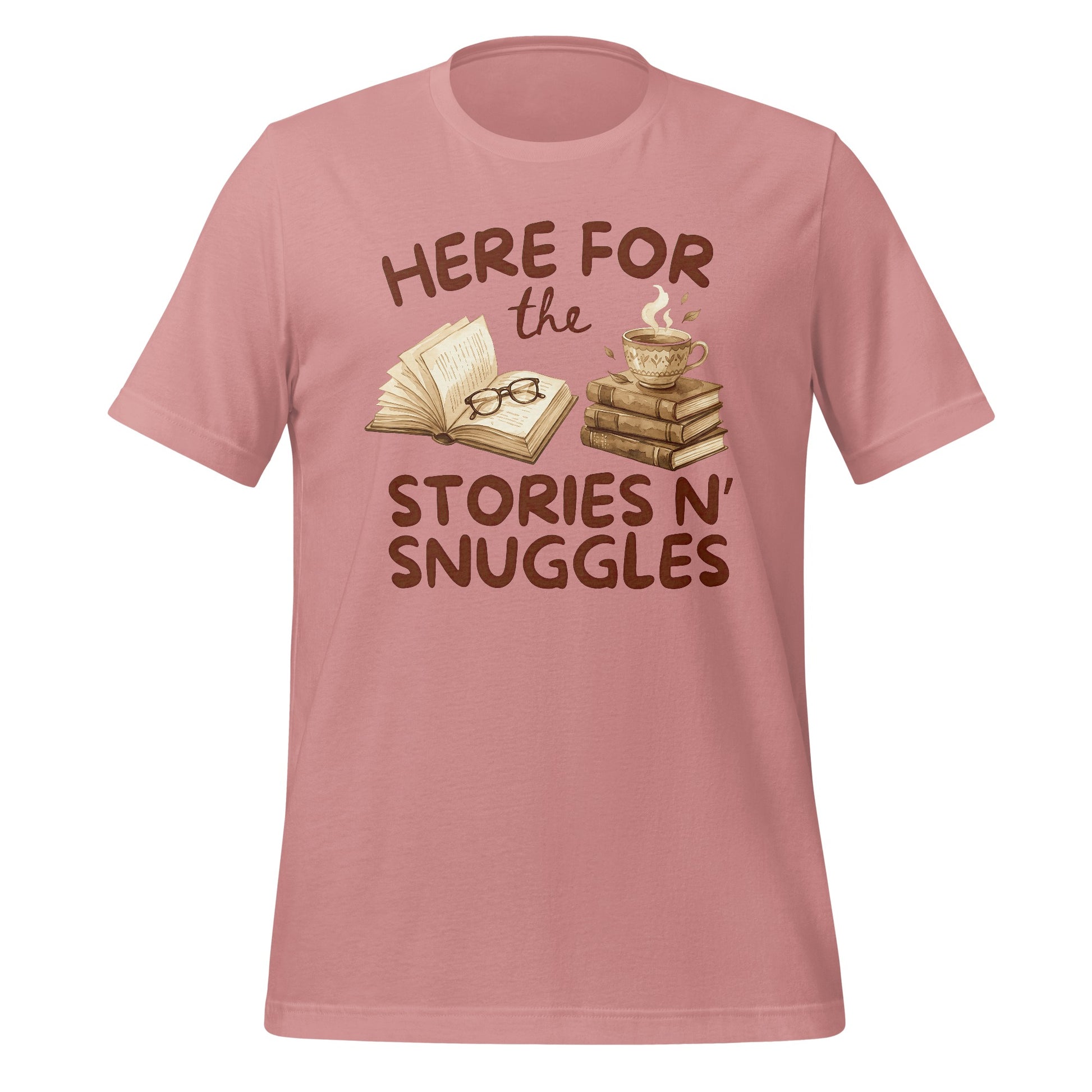 Here for the Stories N' Snuggles Graphic T-shirt