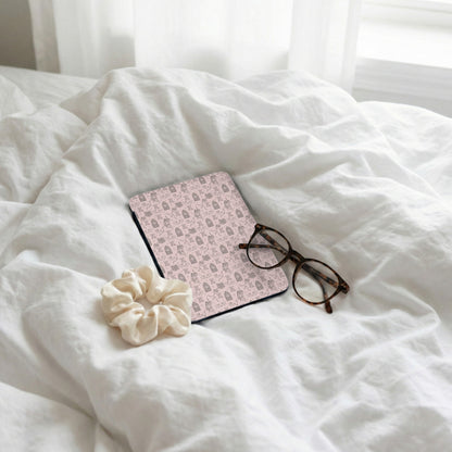 Pink Gothic Bat Castles Pattern Rectangular Mouse Pad product type