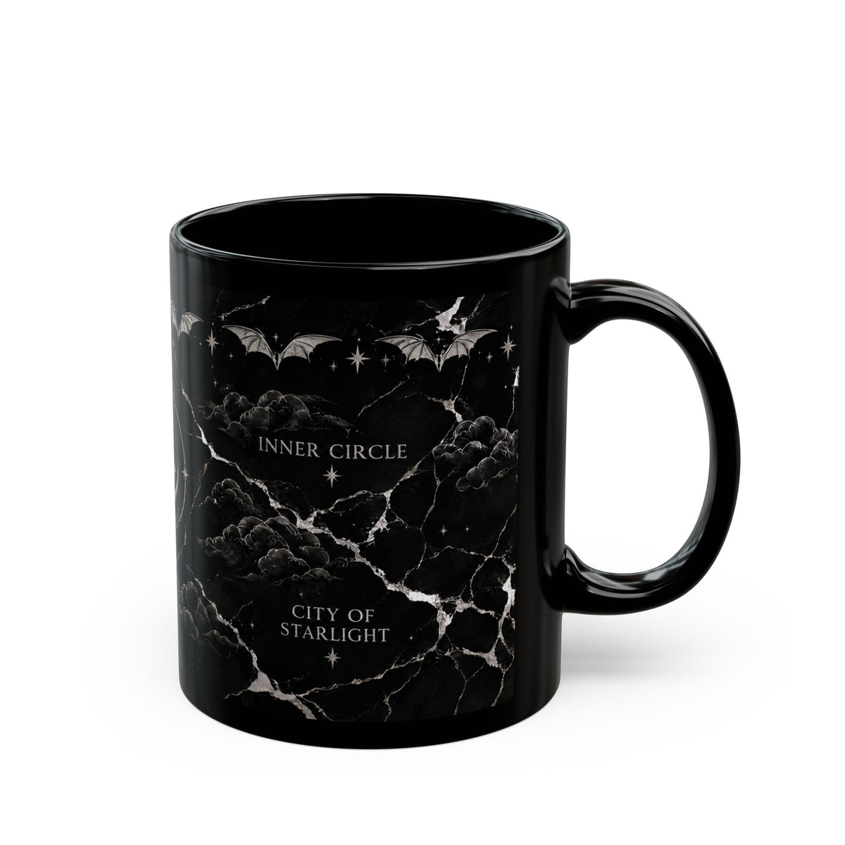 Velaris Black & Silver Mug