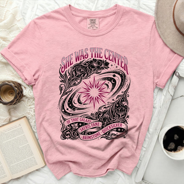 She Was The Center Tee in Blossom