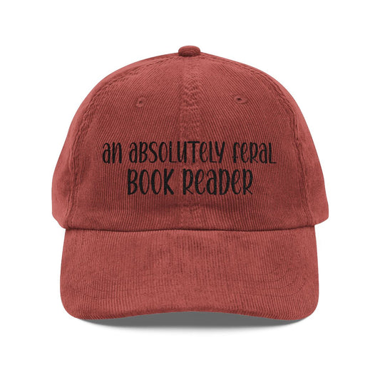 An Absolutely Feral Book Reader Hat for Book Lovers