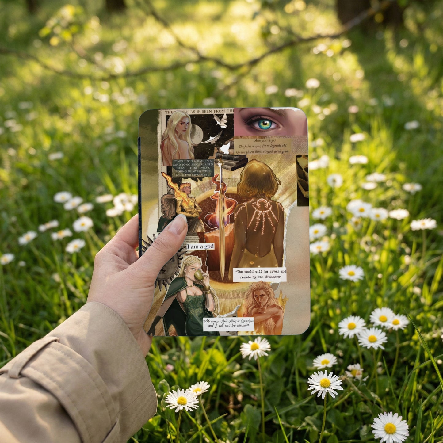 Fantasy Elven Goddess Collage Dreamers Quote product type