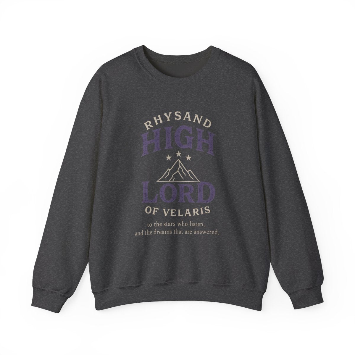 Rhysand High Lord of Velaris Dark Grey Sweatshirt