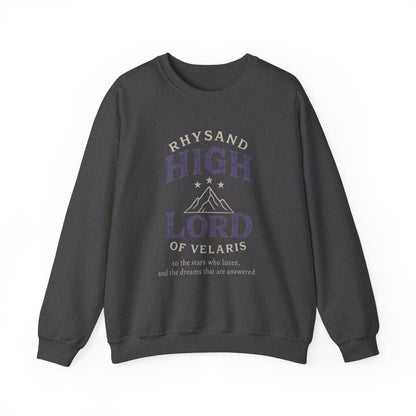 Rhysand High Lord of Velaris Dark Grey Sweatshirt