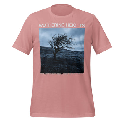 Wuthering Heights Pink Tee with Graphic Design