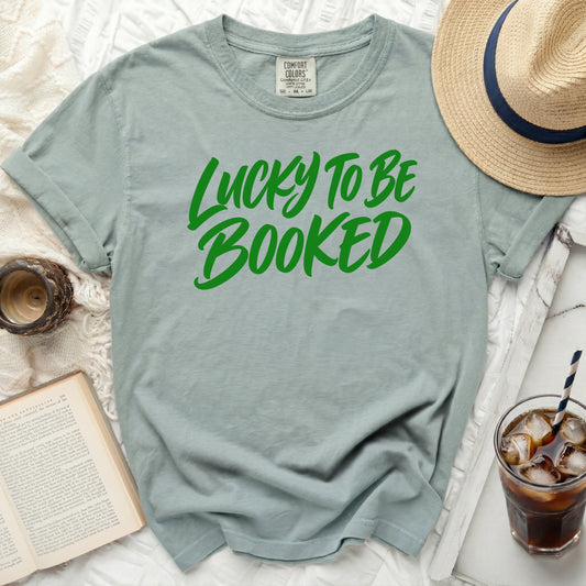 Lucky To Be Booked Tee