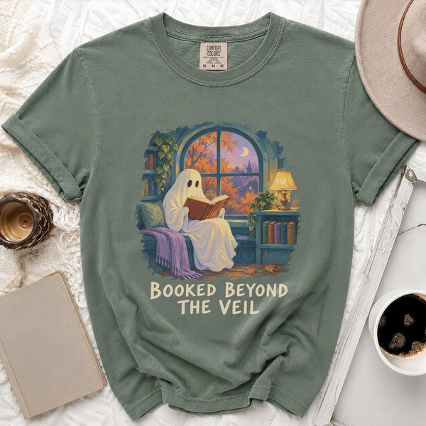 Booked Beyond Veil Tee in Moss