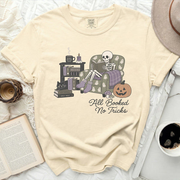 Booked No Tricks Tee in Ivory