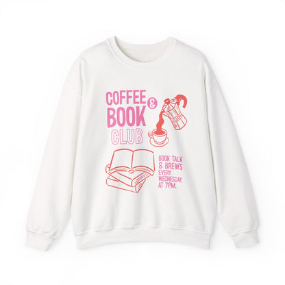 Coffee and Book Club Talk and Brews Sweatshirt