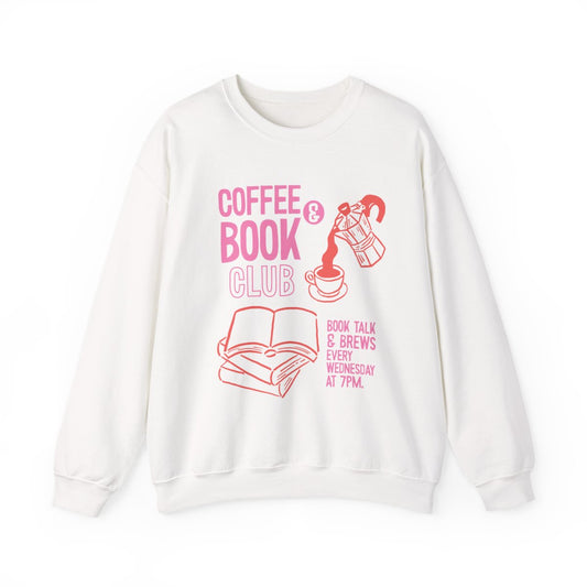 Coffee and Book Club Talk and Brews Sweatshirt