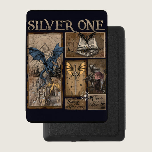 Silver One Tairn and Andarna Dragon Fantasy product type