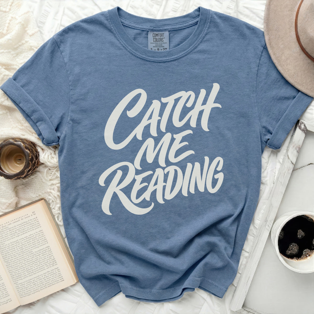 Catch Me Reading Tee