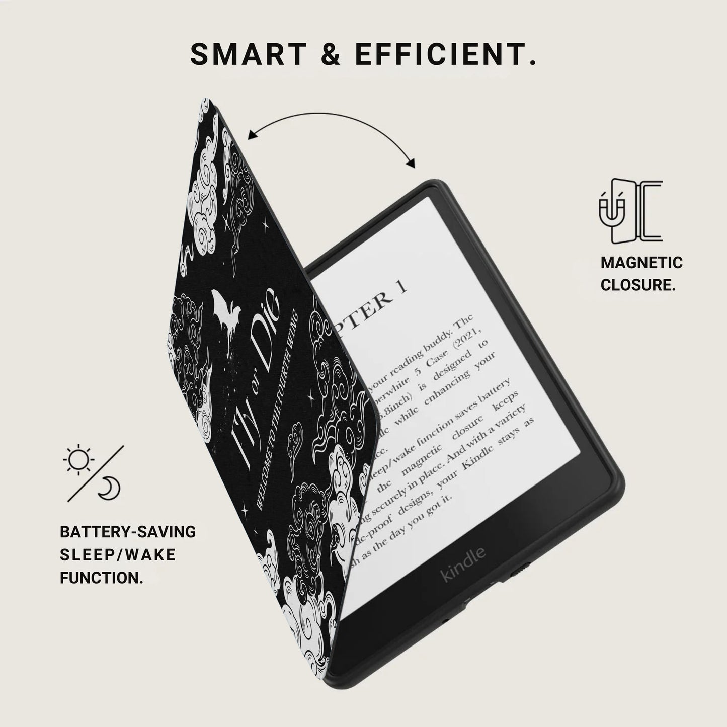 I'll Or Die Kindle Smart Sleep Wake Magnetic Closure product type