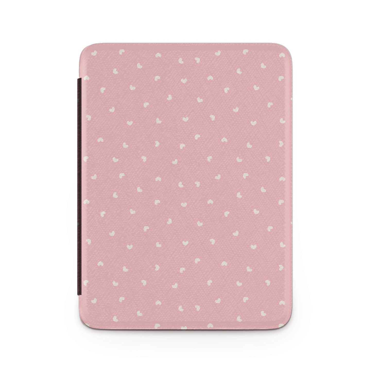 Pink and White Polka Dot Patterned iPad Case
