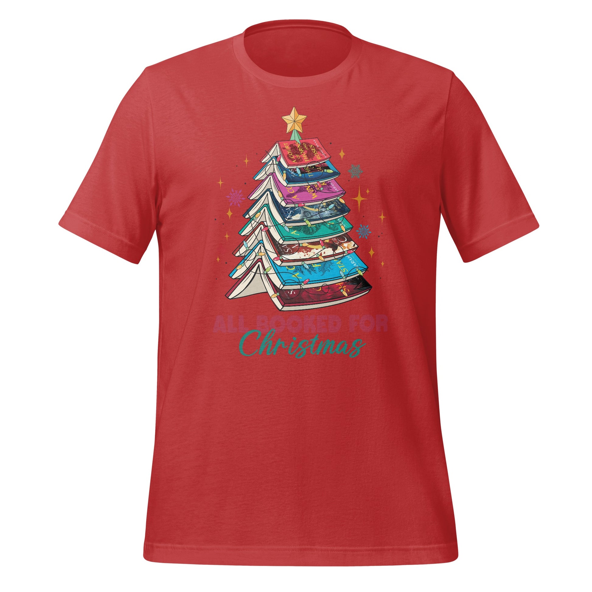 All Booked For Christmas Graphic T-Shirt