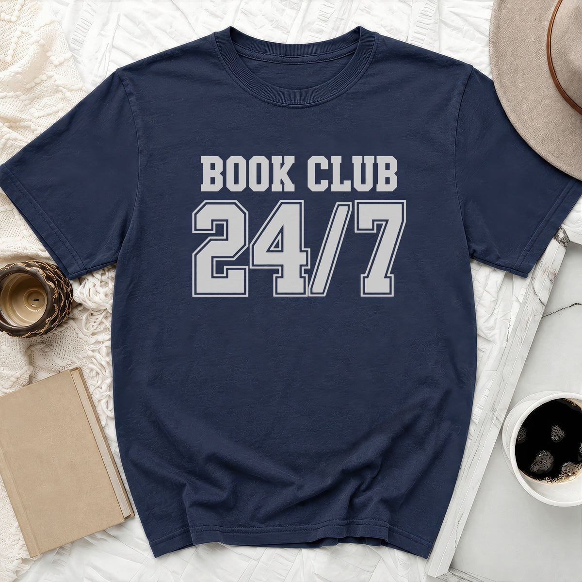 Book Club 24/7 Tee