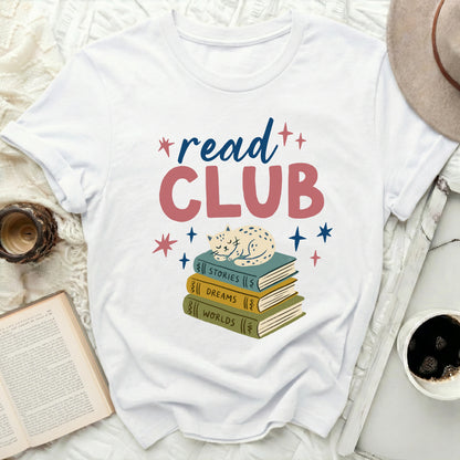 Read Club Cat Books Stories Dreams Worlds product type