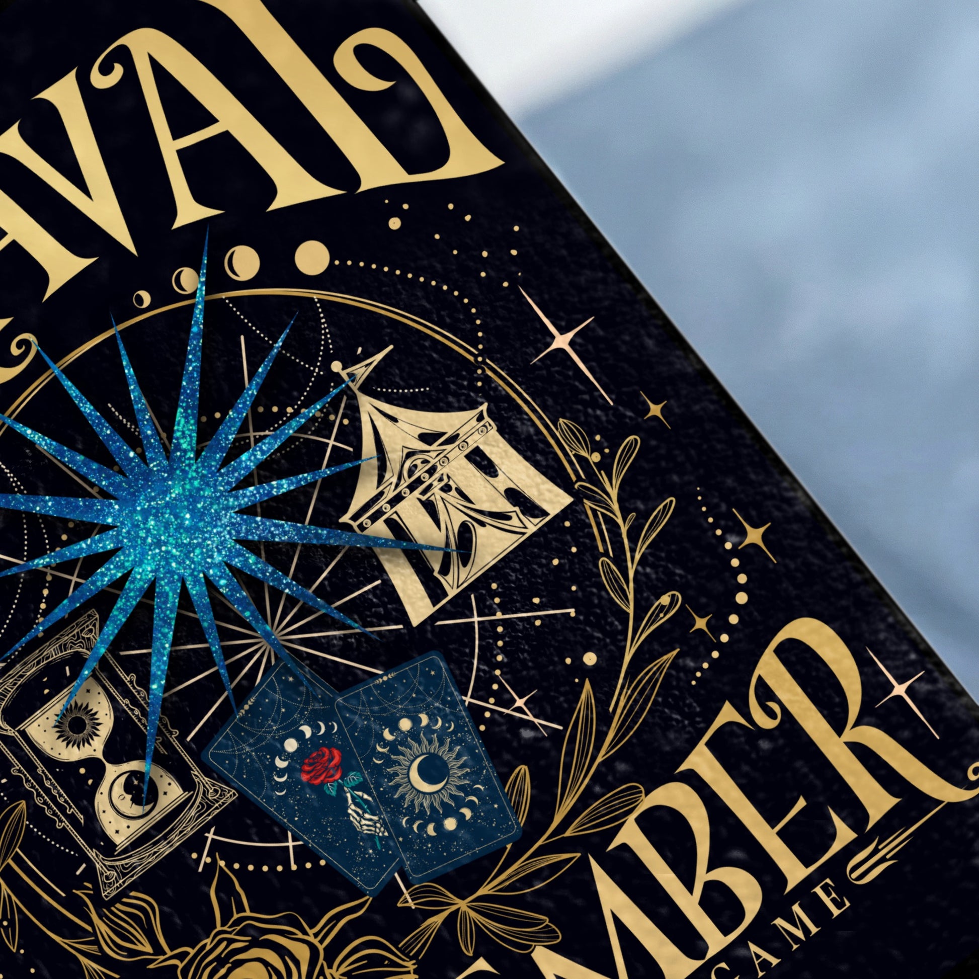 Dark Mystic Celestial Tarot Cards Starburst Tent Game product type